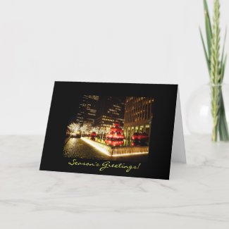 Season's Greetings - Holiday Lights - New York card