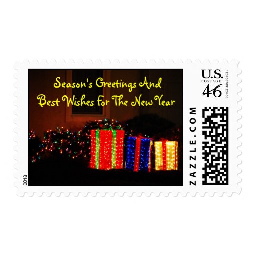 Season's greetings (Holiday) Postage
