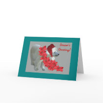 Season's Greetings Humor Polar Bear Christmas Card