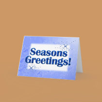 Seasons Greetings In Blue cards by Perlyyyy Seasons Greetings In Blue cards
