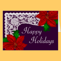 Season's Greetings in Lace cards