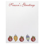 Season's Greetings Customized Letterhead