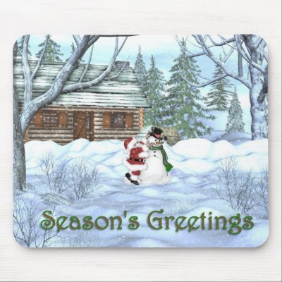 Season's Greetings mousepads