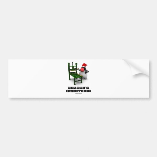 Seasons Greetings (Open Source Duke Computers) Bumper Stickers