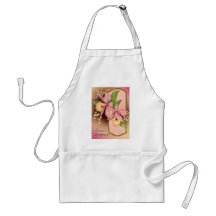 Seasons Greetings Orchids Aprons