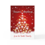 Season's Greetings -  Personalized Christmas Cards