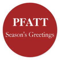 Season's Greetings, PFATT stickers by disgustedcats Season's Greetings, PFATT stickers