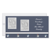 Season's Greetings Photo Card Template photo cards
