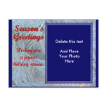 Season's Greetings Photo Postcards