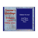 Season's Greetings Photo Postcards