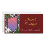 season's greetings custom photo card