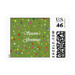 Season's Greetings Postage Stamp