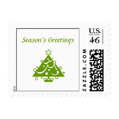 Season's Greetings postage