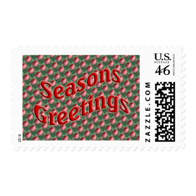 Seasons Greetings Stamps by DonnasGreetingCards