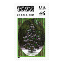 Season's Greetings postage by Riviere Season's Greetings postage
