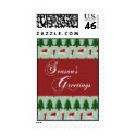 Season's Greetings Postage stamp
