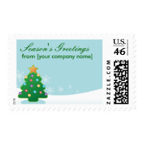 Season's Greetings. Postage Stamp