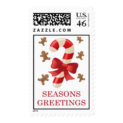 SEASONS GREETINGS postage