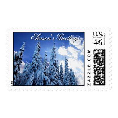 Season's Greetings postage