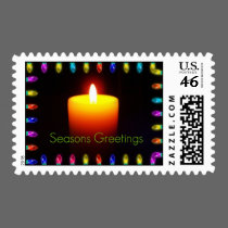 Season's Greetings Postage stamps