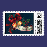 Season's Greetings postage stamp