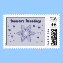Season's Greetings Postage Three postage