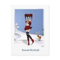 seasons greetings postcards