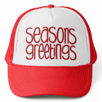 Seasons Greetings Red Hat by floatinglemons Seasons Greetings Red Hat