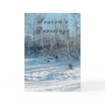 Season's Greetings Snow On Trees cards by sruhs Season's Greetings Snow On Trees cards
