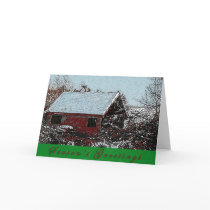 Season's Greetings Snowy House cards by sruhs Season's Greetings Snowy House cards