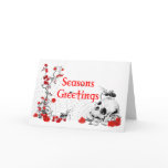 Seasons Greetings Spider, Skull and Roses card Seasons Greetings Spider, Skull and Roses card