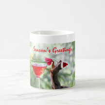 Season's Greetings Squirrel Mug