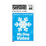 Season's Greetings Stamp From My Dog Votes
