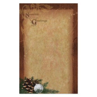 Seasons Greetings Stationary stationery