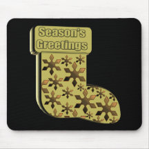 Season's Greetings Stocking Mousepad