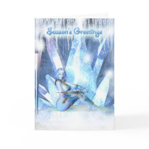 Season's Greetings The Ice Queen, Winter cards by moonlake Season's Greetings The Ice Queen, Winter cards
