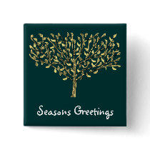 Seasons Greetings Tree buttons by Coconutzoo Seasons Greetings Tree buttons