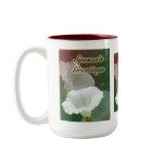 Season's Greetings - White Bindweed mugs