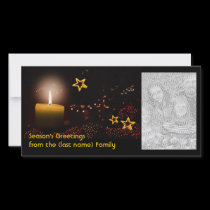 Season's Greetings with your photo photo cards