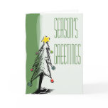 Season's Greetings-Wood Cut Design Cards