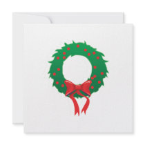 Seasons Greetings: Wreath Invitations