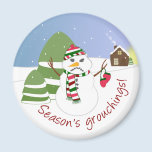 Season's Grouchings Christmas Magnet magnets