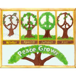 Season's of Peace Poster print