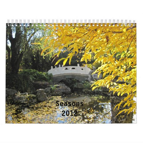 Seasons of the Year calendar