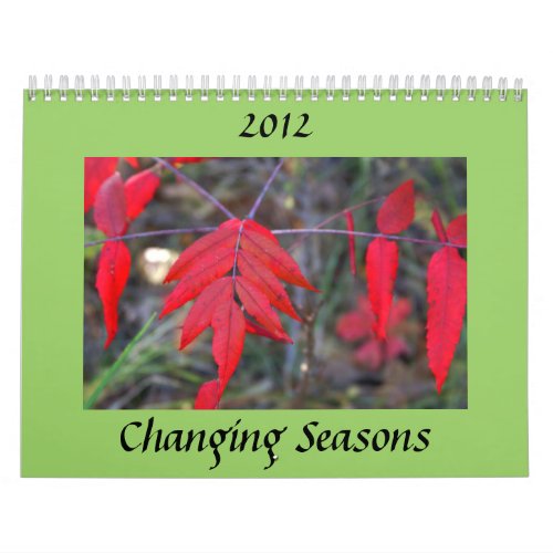 Seasons Photography calendar