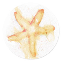 Seastar Watercolor Sticker by DesignsbyLenila Seastar Watercolor Sticker