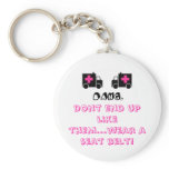 seat belt! key chains