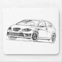 Seat Leon Cupra 2009 mousepads