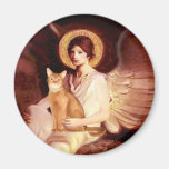 Seated Angel - Red Abyssinian Magnets