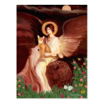 Seated Angel - Red Abyssinian Post Card